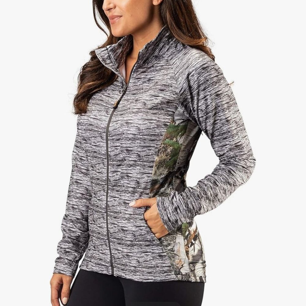 Women's Trail‎ Crest All Season Camo Track Jacket Camouflage Size XL